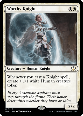 Worthy Knight [March of the Machine Commander]