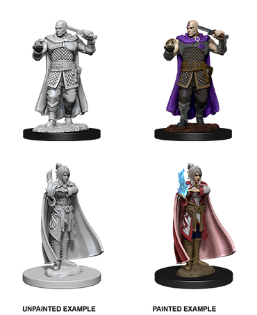 D&D Nolzur's Marvelous Miniatures: Human Ranger and Moon Elf Sorcerer