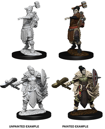 D&D Nolzur's Marvelous Miniatures: Half-Orc Barbarian (Female)