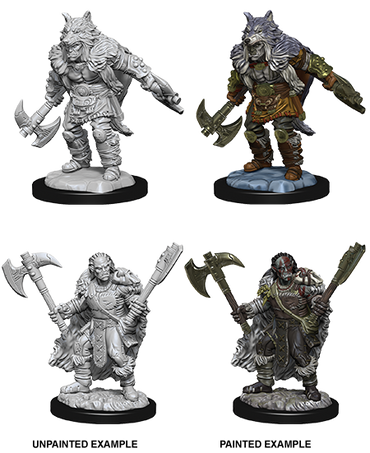 D&D Nolzur's Marvelous Miniatures: Half-Orc Barbarian (Male)