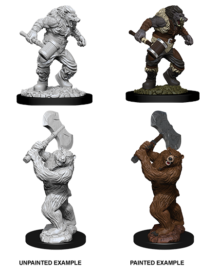D&D Nolzur's Marvelous Miniatures: Wereboar and Werebear