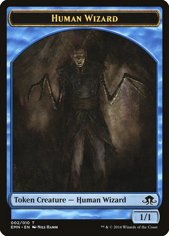 Human Wizard [Eldritch Moon Tokens]