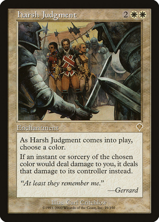 Harsh Judgment [Invasion]