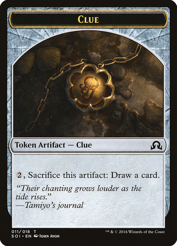 Clue (011/018) [Shadows over Innistrad Tokens]