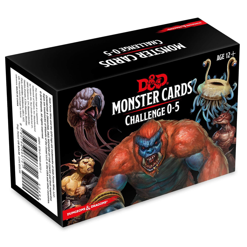 Monster Cards: Challenge 0-5