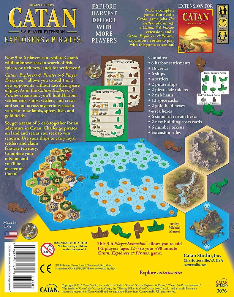 Catan: Explorers & Pirates 5-6 Player Extension