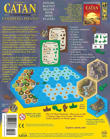 Catan: Explorers & Pirates 5-6 Player Extension