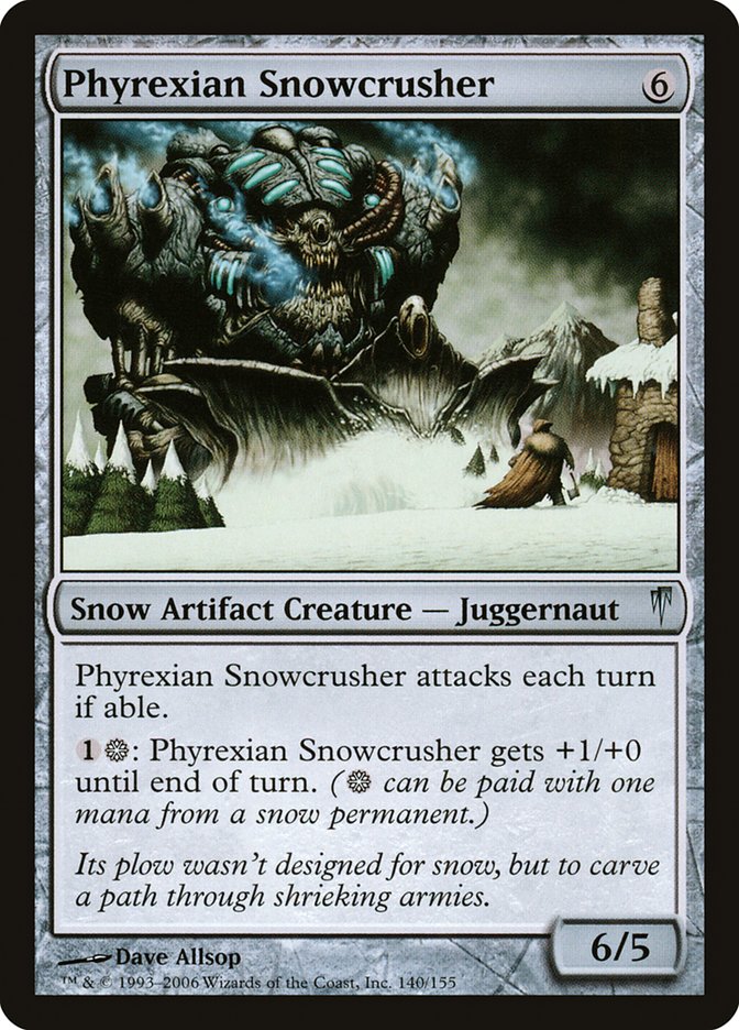 Phyrexian Snowcrusher [Coldsnap]