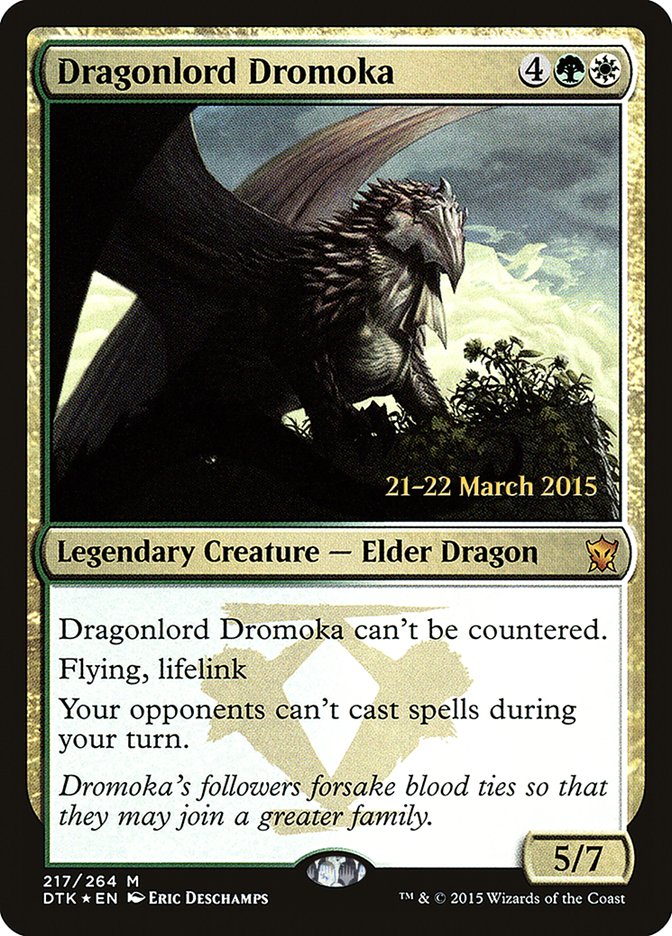 Dragonlord Dromoka  [Dragons of Tarkir Prerelease Promos]