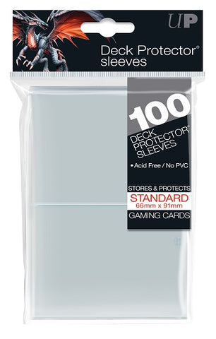 Deck Protector Sleeves - Clear 100ct