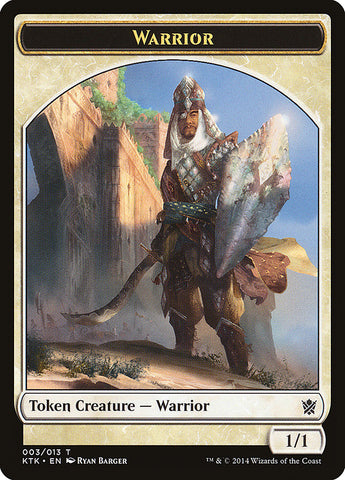 Warrior (003/013) [Khans of Tarkir Tokens]