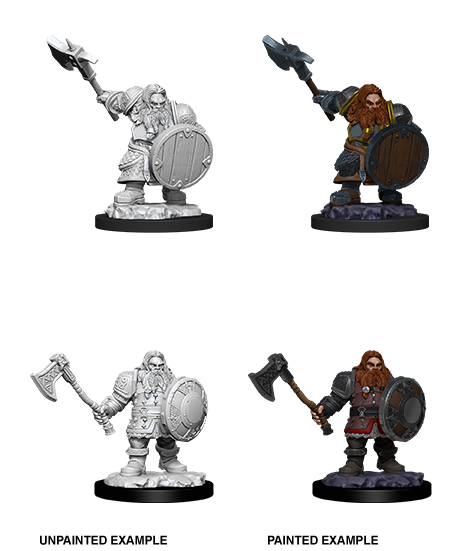 D&D Nolzur's Marvelous Miniatures: Dwarf Fighter (Male)