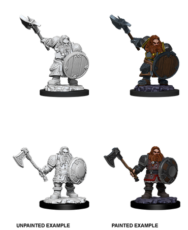D&D Nolzur's Marvelous Miniatures: Dwarf Fighter (Male)