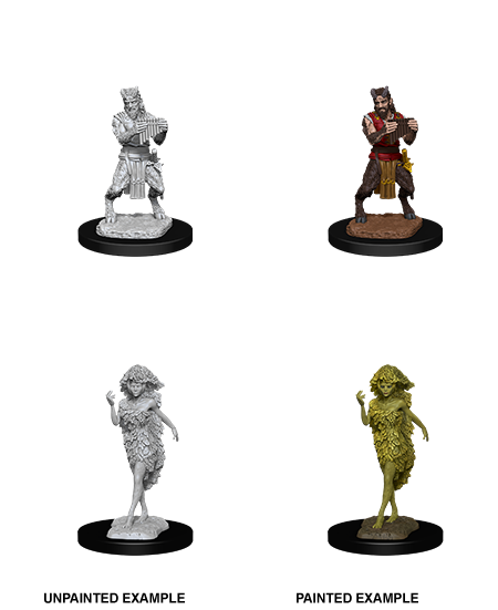 D&D Nolzur's Marvelous Miniatures: Satyr and Dryad