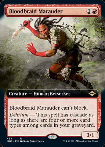 Bloodbraid Marauder (Extended Art) [Modern Horizons 2]