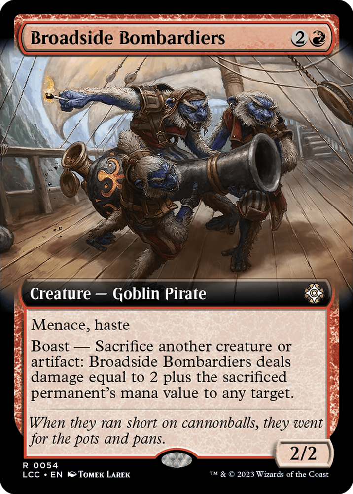 Broadside Bombardiers (Extended Art) [The Lost Caverns of Ixalan Commander]