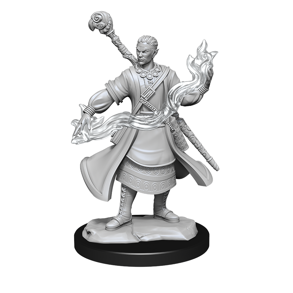 Nolzur's Marvelous Miniatures: Half-Elf Wizard (Male)