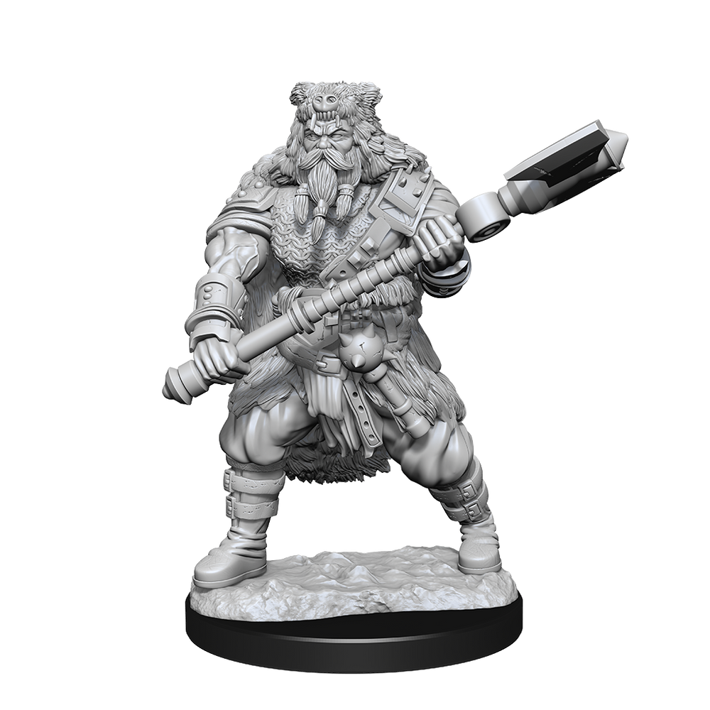 Nolzur's Marvelous Miniatures: Human Barbarian (Male)