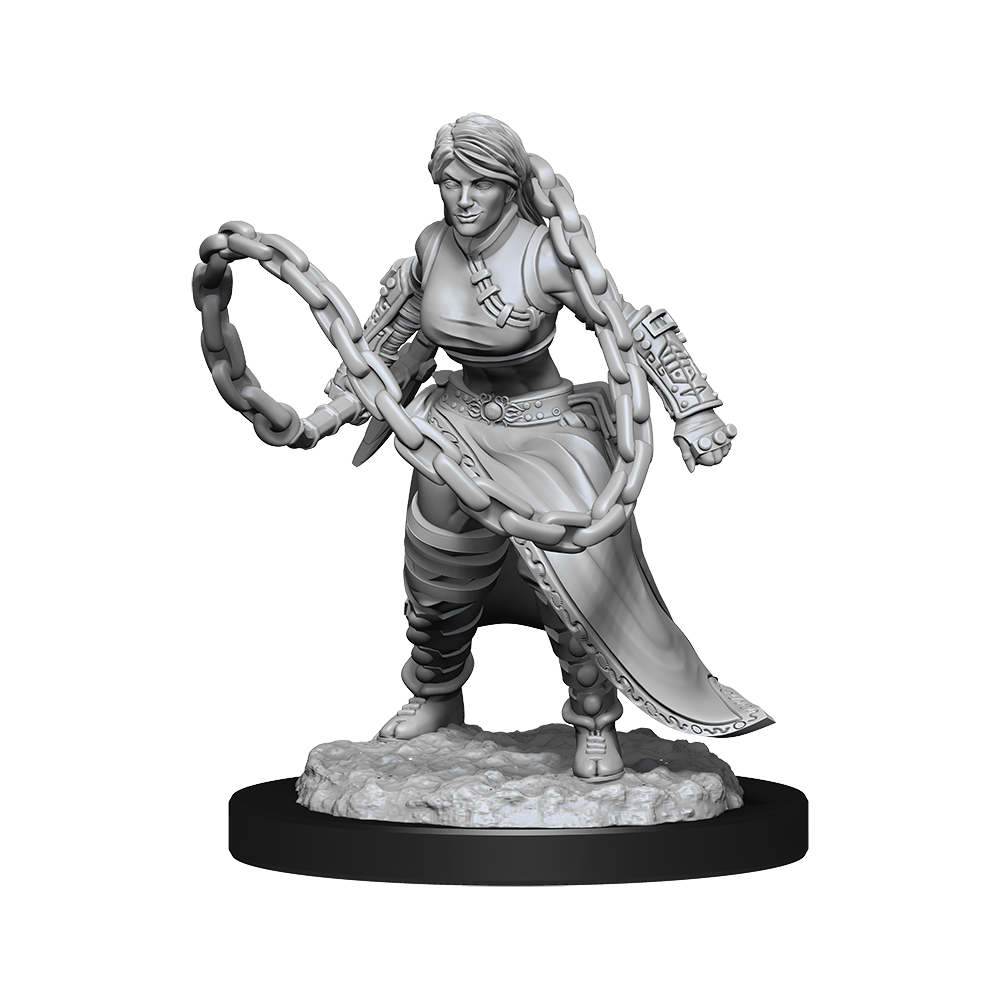Nolzur's Marvelous Miniatures: Human Monk (Female)