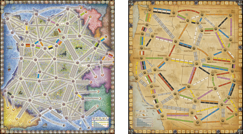 Ticket to Ride: Map Collection #6 - France/Old West