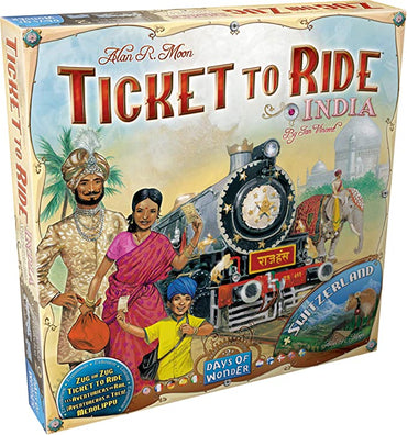 Ticket To Ride: Map Collection #2 - India/Switzerland