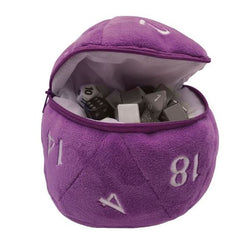 D20 Plush Dice Bag