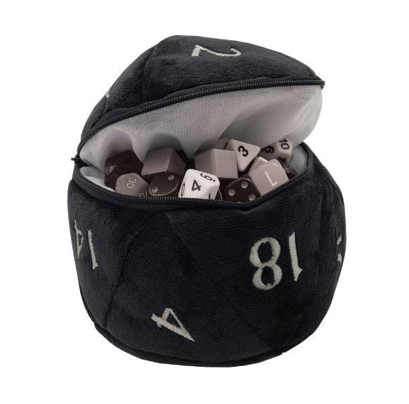D20 Plush Dice Bag