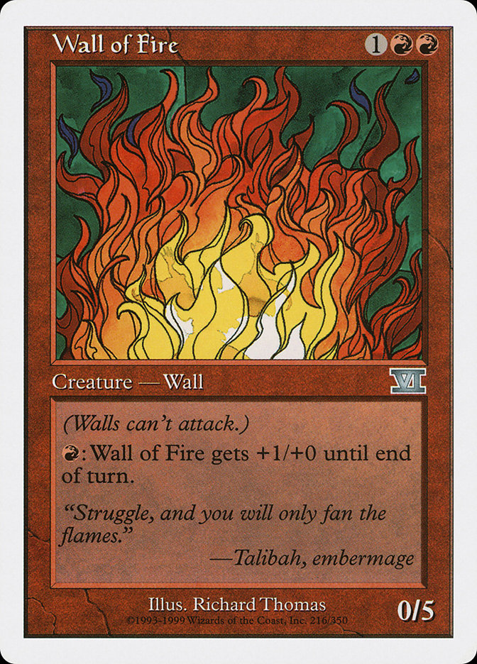 Wall of Fire [Classic Sixth Edition]