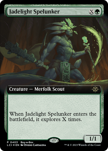 Jadelight Spelunker (Extended Art) (Buy-A-Box) [The Lost Caverns of Ixalan Promos]