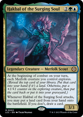 Hakbal of the Surging Soul [The Lost Caverns of Ixalan Commander]