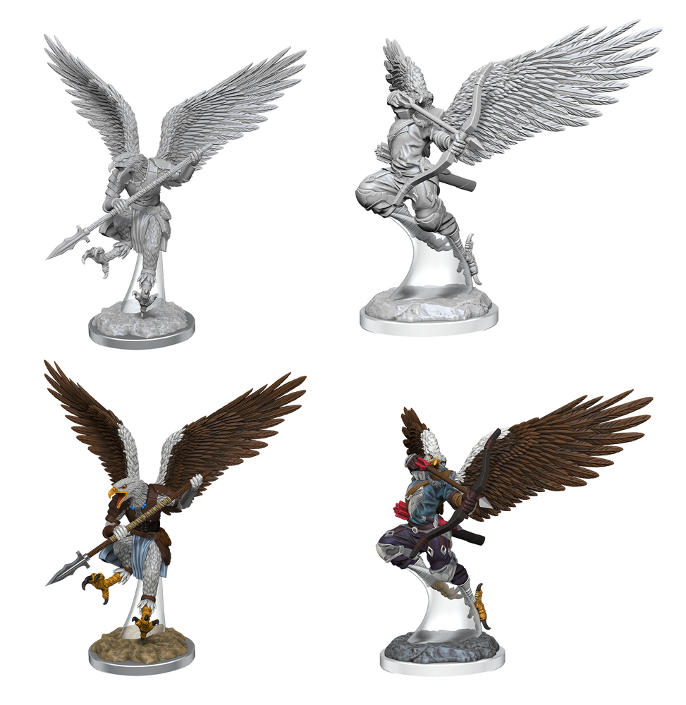 D&D Nolzur's Marvelous Miniatures: Aarakocra Fighters