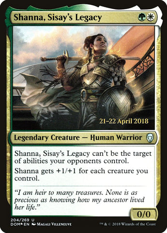 Shanna, Sisay's Legacy  [Dominaria Prerelease Promos]