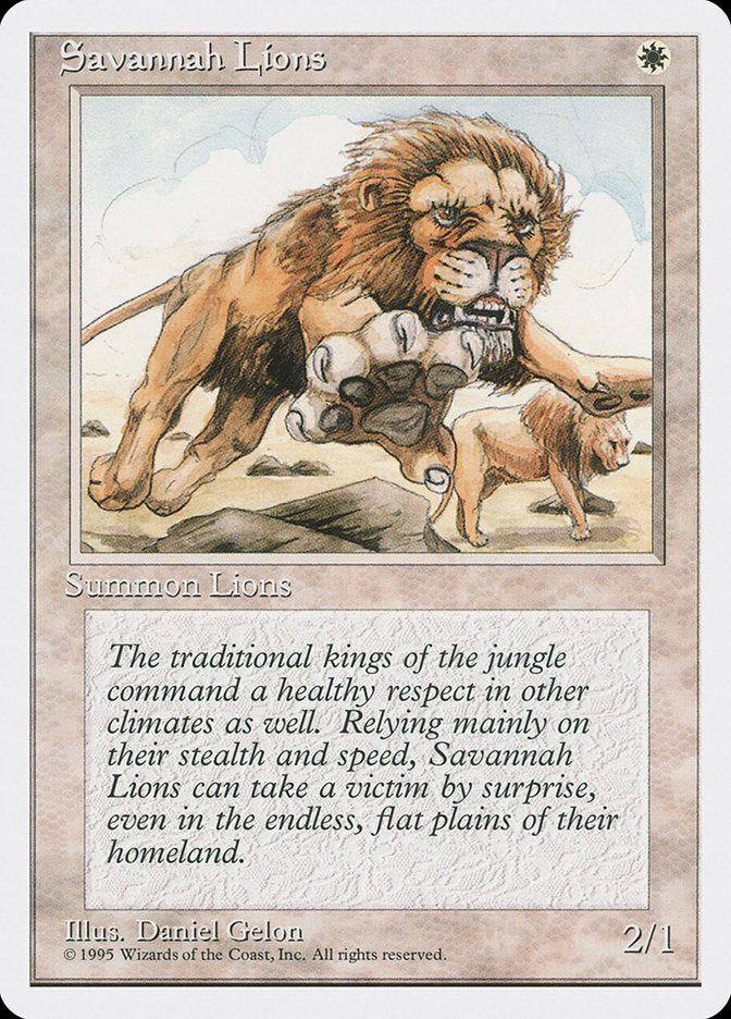 Savannah Lions [Fourth Edition]