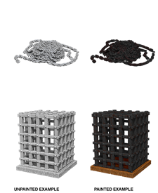 WizKids Unpainted Miniatures: Cage and Chains