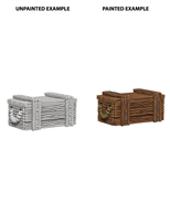WizKids Unpainted Miniatures: Crates