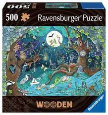 Fantasy Forest 500p Wooden Puzzle