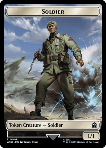 Copy // Soldier Double-Sided Token [Doctor Who Tokens]