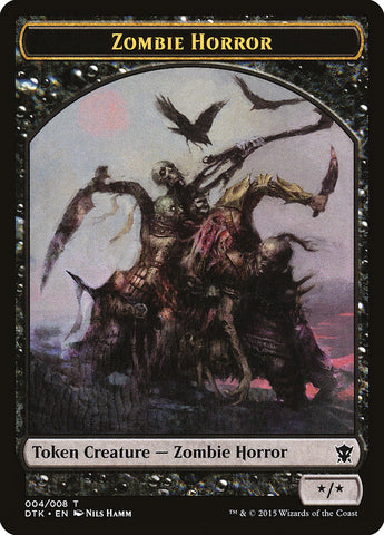 Zombie Horror [Dragons of Tarkir Tokens]