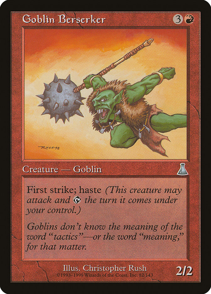 Goblin Berserker [Urza's Destiny]
