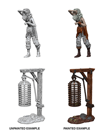 WizKids Unpainted Miniatures: Hanging Cage