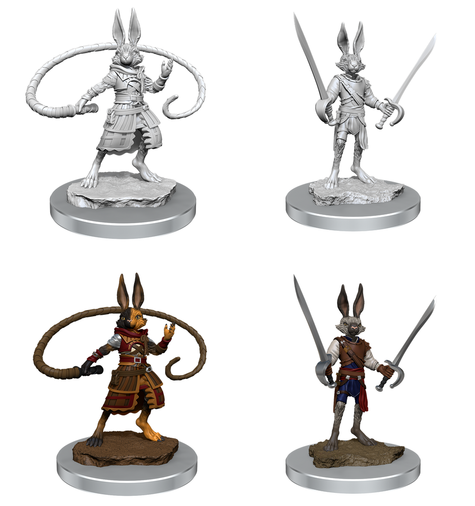 D&D Nolzur's Marvelous Miniatures: Harengon Rogues