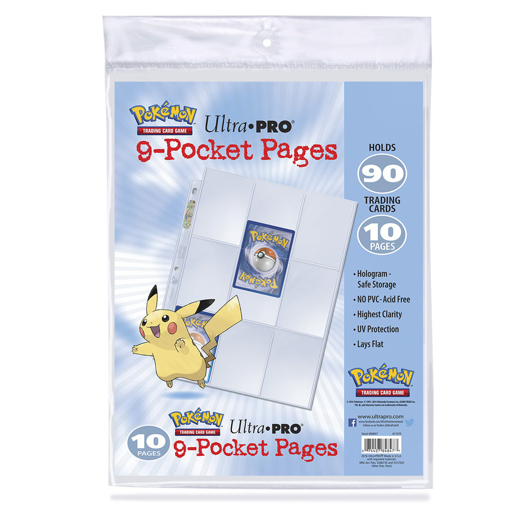 Ultra Pro 9-Pocket Pages - 10 pack