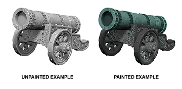 WizKids Unpainted Miniatures: Large Cannon