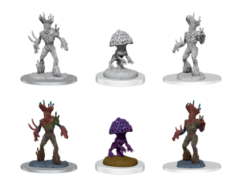 D&D Nolzur's Marvelous Miniatures: Myconid Sovreign/Sprouts