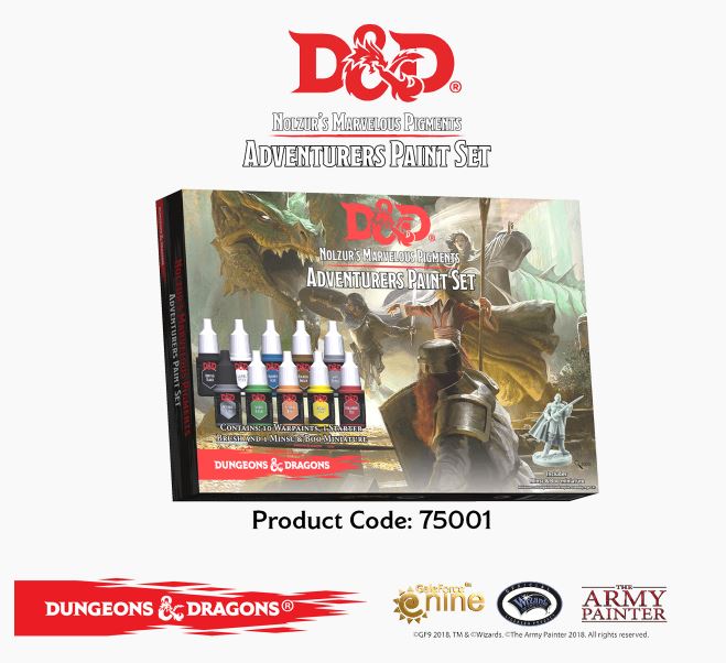 Nolzur's Marvelous Pigments - Adventurers Paint Set