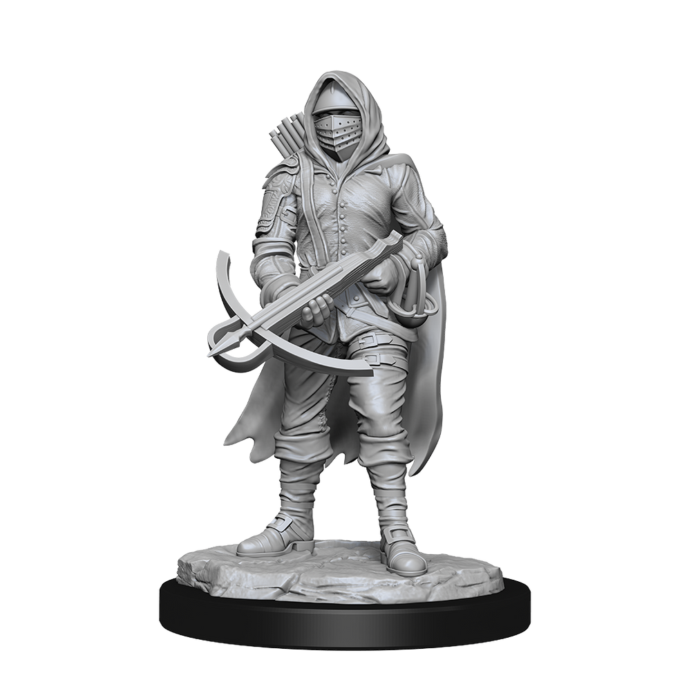 WizKids Unpainted Miniatures: Bounty Hunter & Outlaw