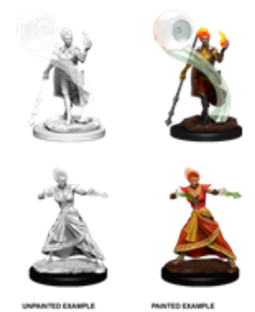 Nolzur's Marvelous Miniatures: Fire Genasi Wizard (Female)