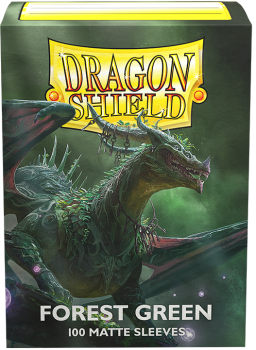 Dragon Shield Sleeves Matte Forest Green 100ct