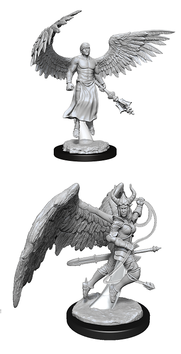 D&D Nolzur's Marvelous Miniatures: Deva and Erinyes
