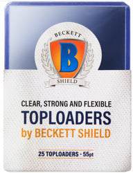 BECKETT SHIELD - TOPLOADER 55PT 25CT